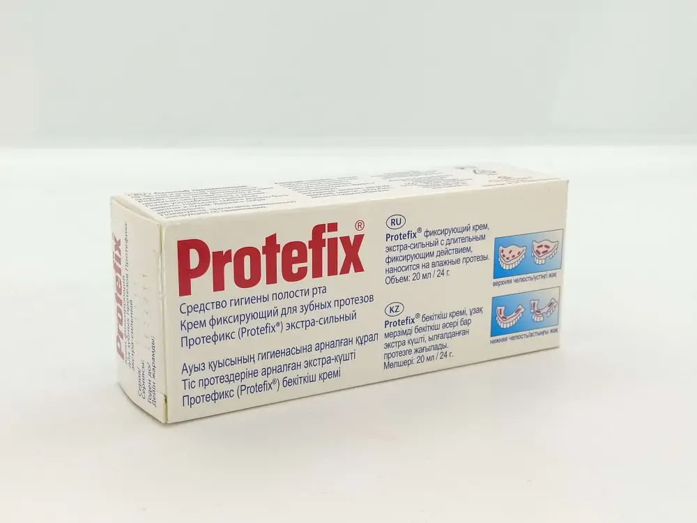 Протефикс крем д/фикс зубн протезов экстра сильный 20мл - фото 3