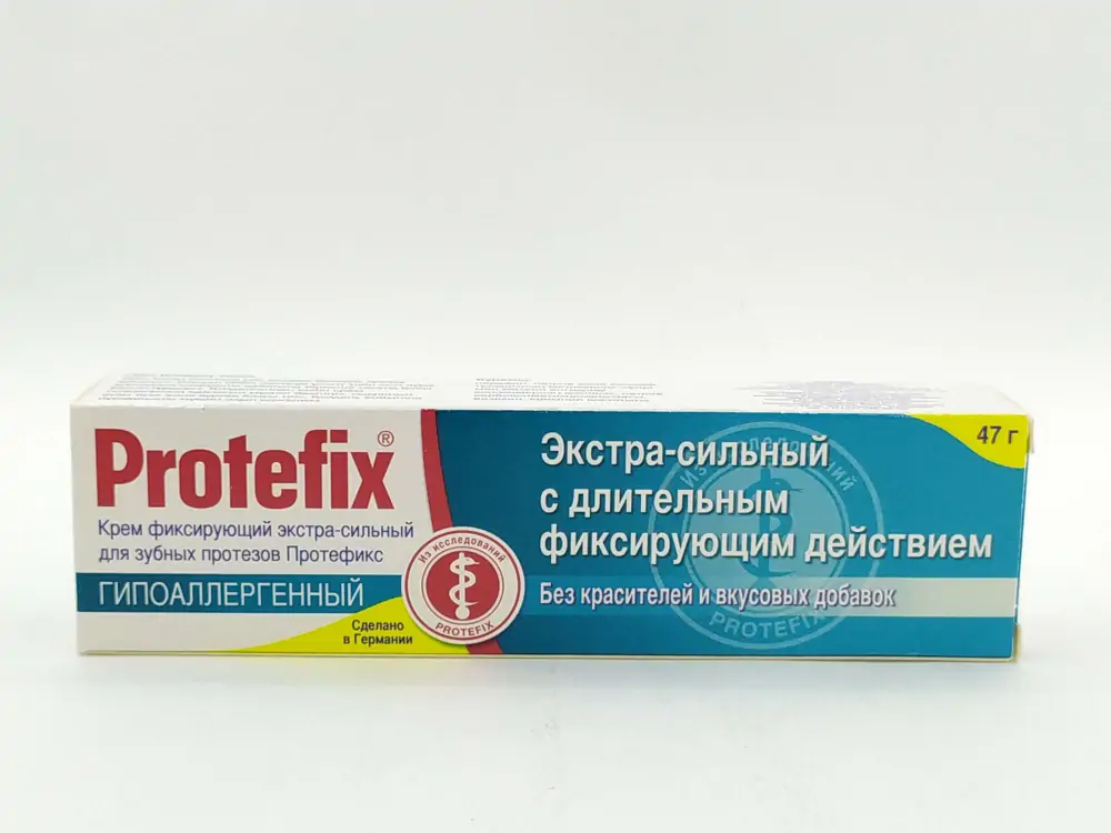 Протефикс крем д/фикс зубн протезов гипоаллергенный 40мл