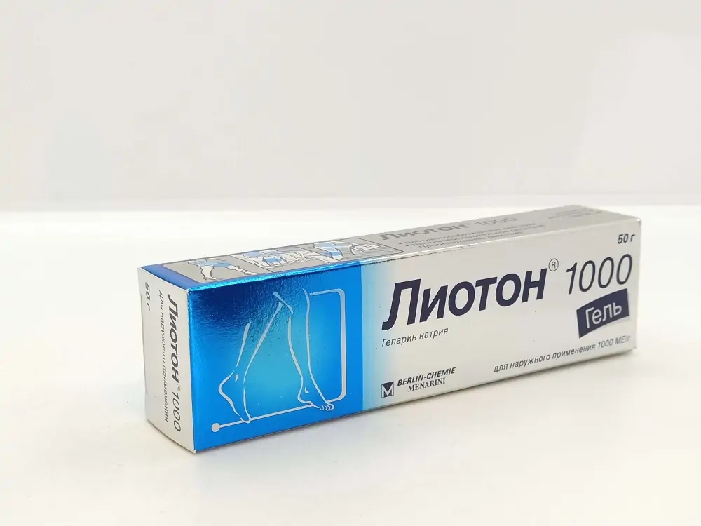 Лиотон 1000МЕ/г гель 50г
