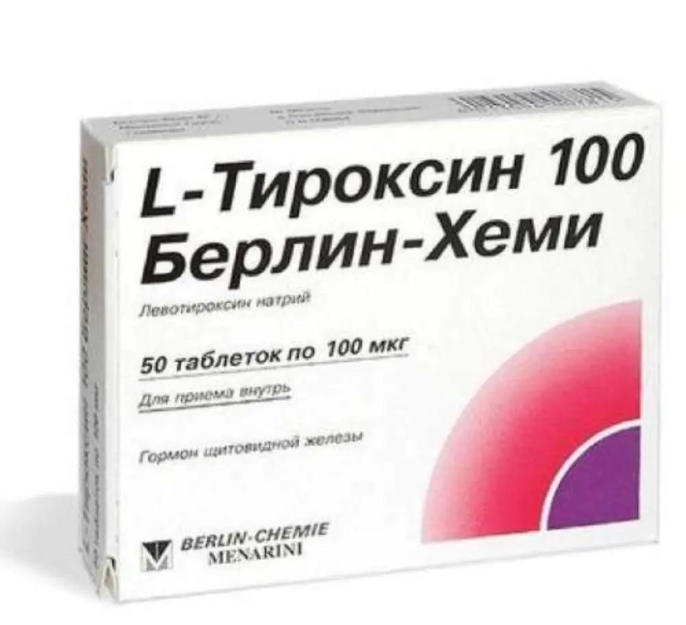 Л-тироксин 100мкг таб №100 - фото 5