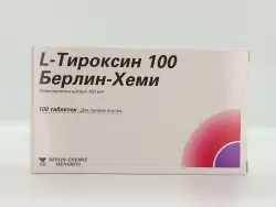Л-тироксин 100мкг таб №100 - фото 1