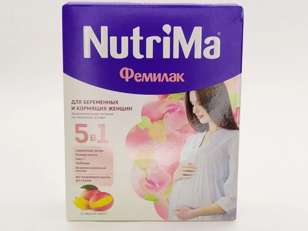 НутриМа Фемилак смесь д/беременных и кормящих мам 350г