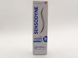 Сенсодин зубная паста восстановление и защита 75мл - фото 3