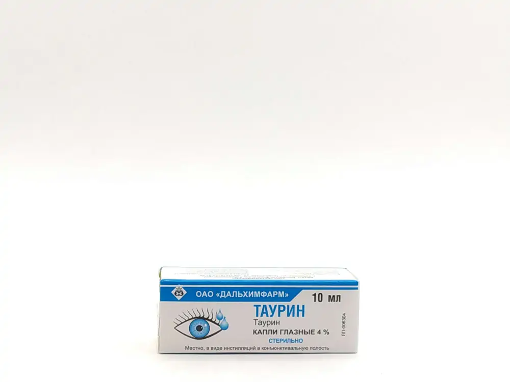 Таурин 4% глазн кап 10мл - фото 1