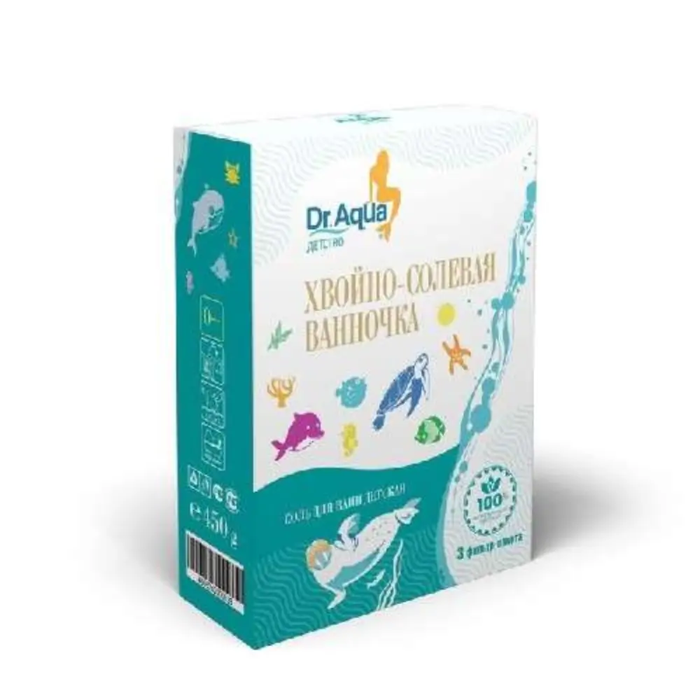 Соль д/ванн детс хвойно-солевая ф/п  №3 450г