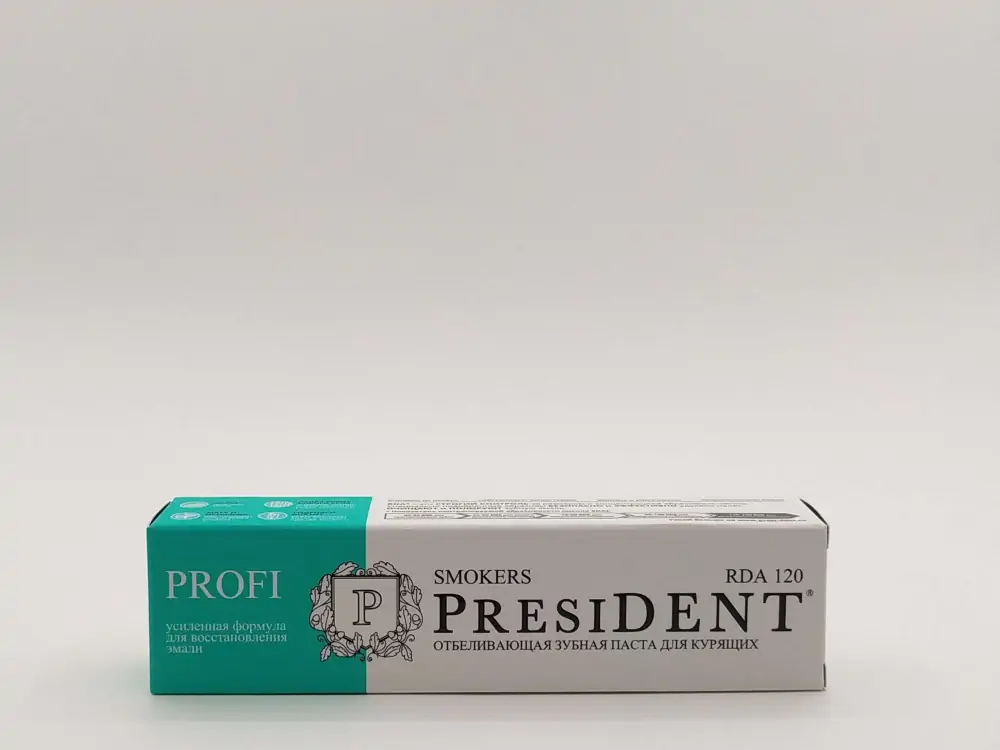Президент зубная паста профи для курящих 50мл