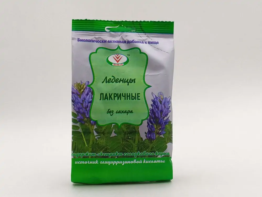 Лакричные леденцы б/сахара 50г - фото 1