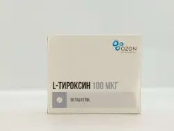 Л-тироксин 100мкг таб №50 - фото 1