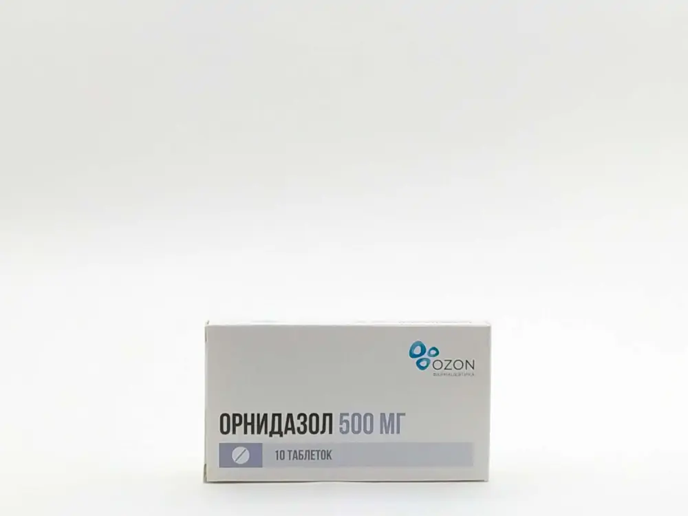 Орнидазол 500мг таб №10
