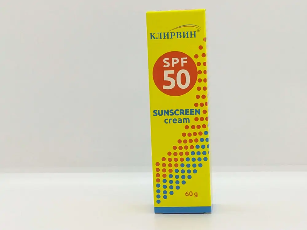 Клирвин крем солнцезащитный spf50 60г
