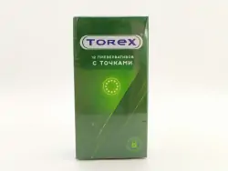 Презервативы Торекс с точками №12 - фото 1