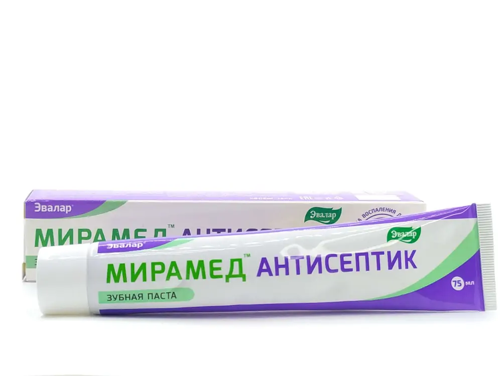 Мирамед антисептик зубная паста 75 мл - фото 2