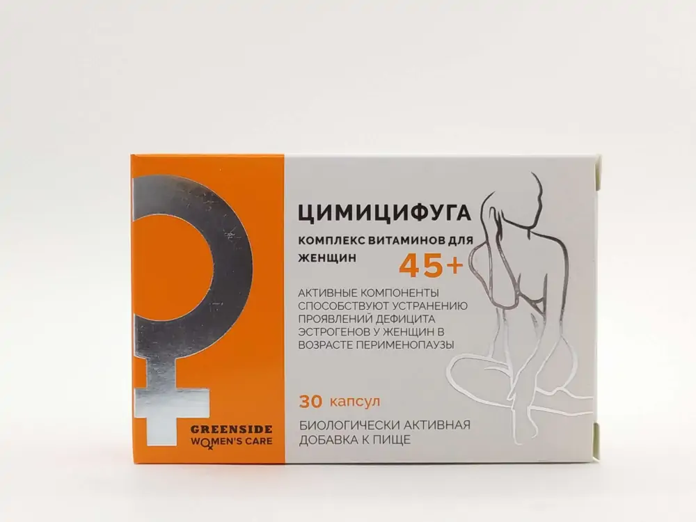 Цимицифуга с комплексом витаминов д/жен 45+ капс №30