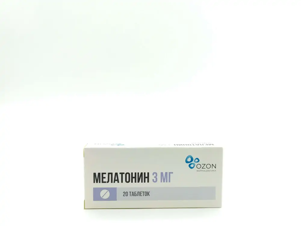 Мелатонин 3мг таб №20 - фото 1