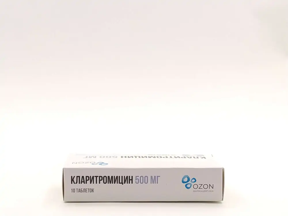 Кларитромицин 500мг таб №10 - фото 3