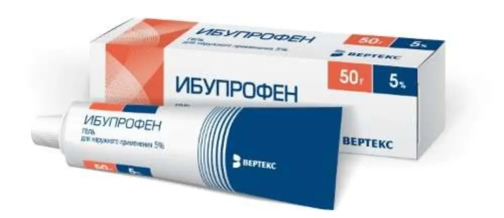 Ибупрофен 5% гель 50г - фото 4