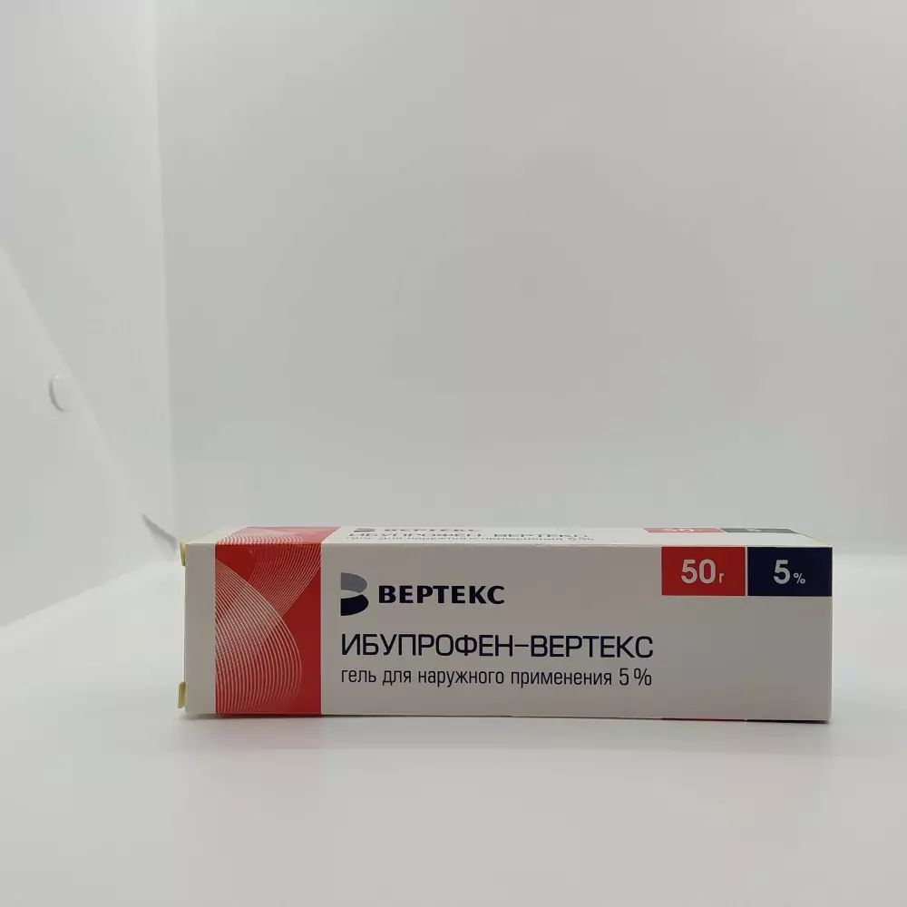 Ибупрофен 5% гель 50г