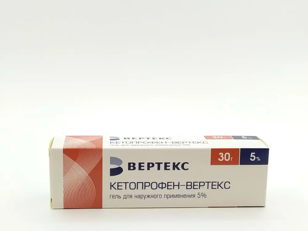 Кетопрофен 5% гель 30г - фото 1