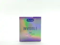 Презервативы Дюрекс Invisible Extra Lube с гель-смазкой №3 - фото 1
