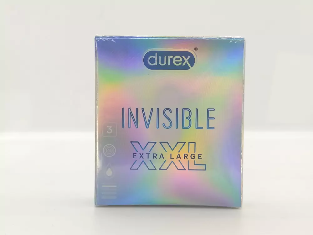 Презервативы Дюрекс Invisible XXL увеличенные №3