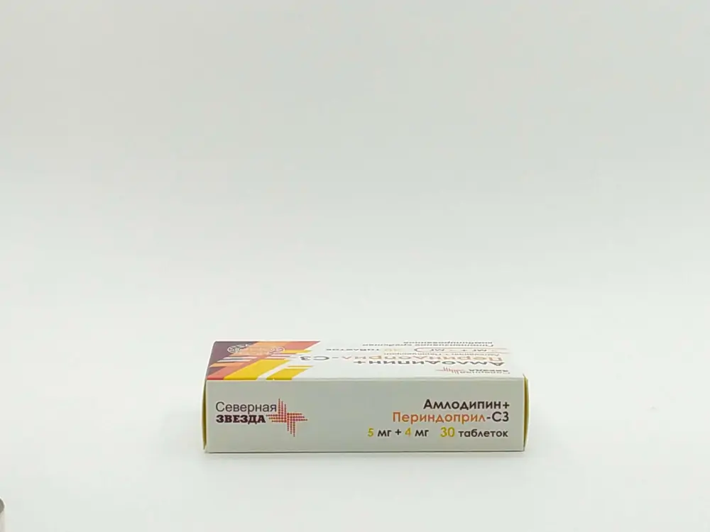 Амлодипин-периндоприл 5мг+4мг таб №30 - фото 4