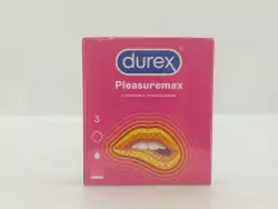 Презервативы Дюрекс Pleasuremax с ребрами и пупырышками №3 - фото 1