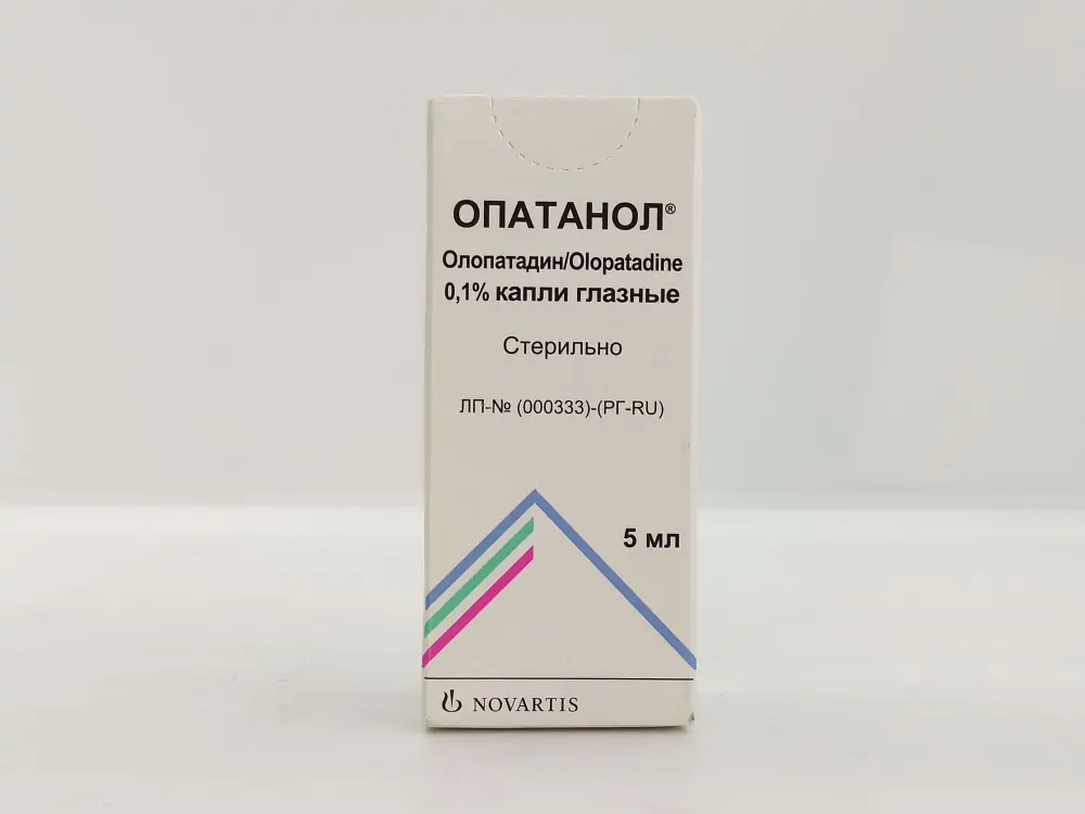 Опатанол /Олопатадин/ 0,1% глазн кап 5мл