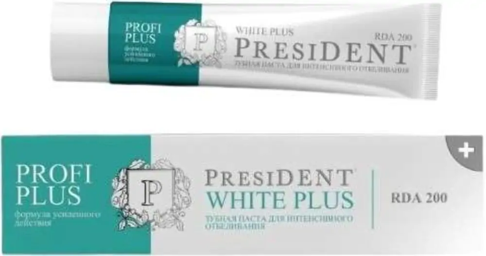 Президент зубная паста уайт плюс 30мл